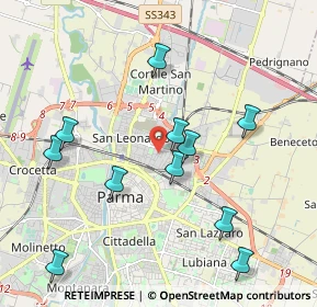 Mappa Via Pescara, 43122 Parma PR, Italia (2.11)