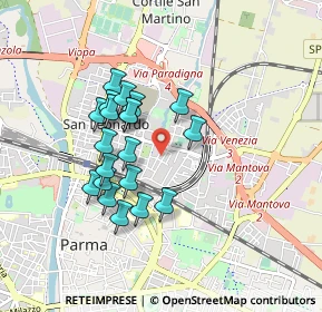 Mappa Via Pescara, 43122 Parma PR, Italia (0.7515)
