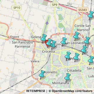 Mappa Via Francesco Saverio Nitti, 43100 Parma PR, Italia (2.52923)