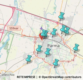 Mappa Via Francesco Saverio Nitti, 43100 Parma PR, Italia (3.66727)