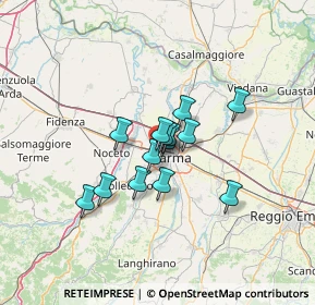 Mappa Via Napoleone Colajanni, 43126 Parma PR, Italia (8.47786)