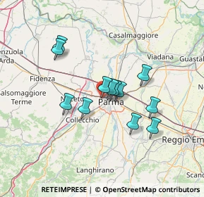 Mappa Via Napoleone Colajanni, 43126 Parma PR, Italia (10.93083)