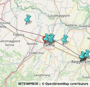 Mappa Via Napoleone Colajanni, 43126 Parma PR, Italia (25.37385)