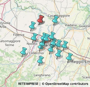 Mappa Via Napoleone Colajanni, 43126 Parma PR, Italia (10.34278)