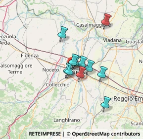 Mappa Via Napoleone Colajanni, 43126 Parma PR, Italia (9.02455)