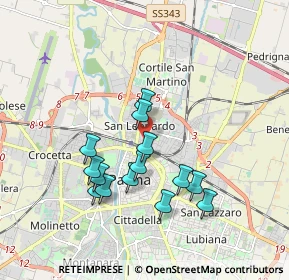 Mappa Via Brescia, 43122 Parma PR, Italia (1.65786)