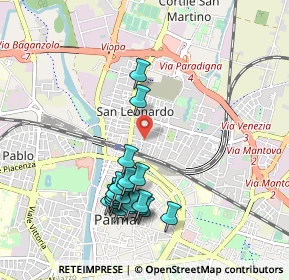 Mappa Via Brescia, 43122 Parma PR, Italia (0.9905)
