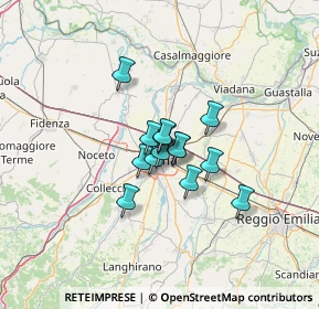 Mappa Via Brescia, 43122 Parma PR, Italia (7.47071)