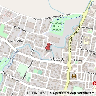 Mappa Via C. A. dalla Chiesa, 30, 43015 Noceto, Parma (Emilia Romagna)