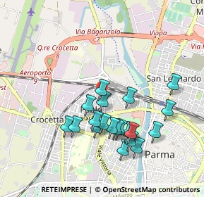 Mappa Piazza Michelangelo Buonarroti, 43126 Parma PR, Italia (0.8855)