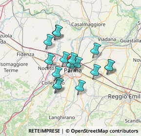 Mappa Piazza Michelangelo Buonarroti, 43126 Parma PR, Italia (10.28)