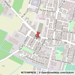 Mappa Via XXV Aprile, 20, 42010 Rio Saliceto, Reggio nell'Emilia (Emilia Romagna)