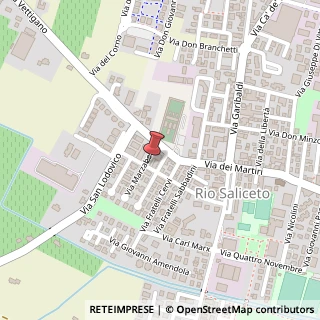 Mappa Via Marzabotto, 3, 42010 Rio Saliceto, Reggio nell'Emilia (Emilia Romagna)