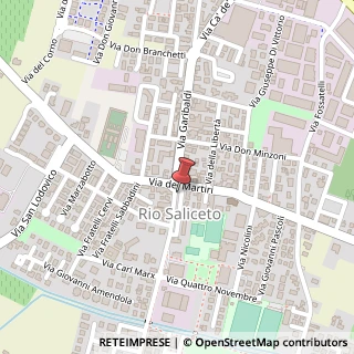 Mappa Piazza Giosuè Carducci, 4, 42010 Rio Saliceto, Reggio nell'Emilia (Emilia Romagna)