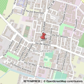 Mappa Via Giuseppe Garibaldi, 5, 42010 Rio Saliceto, Reggio nell'Emilia (Emilia Romagna)