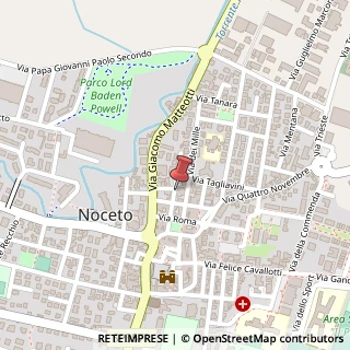 Mappa Via Marsala, 6, 43015 Noceto, Parma (Emilia Romagna)
