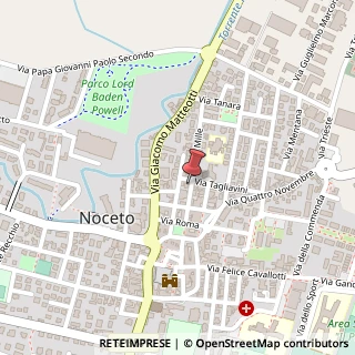 Mappa Via dei Mille, 15, 43015 Noceto, Parma (Emilia Romagna)