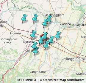Mappa Via P.Savani, 43126 Parma PR, Italia (8.77231)