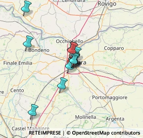 Mappa SS Porrettana, 44124 Ferrara FE, Italia (9.24917)