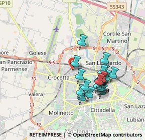 Mappa Via Buffolara, 43126 Parma PR, Italia (1.65)