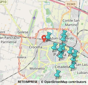 Mappa Via da Gente, 43126 Parma PR, Italia (2.15917)