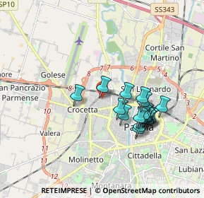 Mappa Via da Gente, 43126 Parma PR, Italia (1.63053)