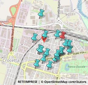 Mappa Piazzale Sant Ilario, 43126 Parma PR, Italia (0.431)