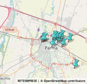 Mappa Via da Gente, 43126 Parma PR, Italia (2.68182)