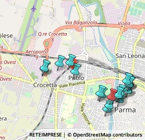 Mappa Via Buffolara, 43126 Parma PR, Italia (1.2315)