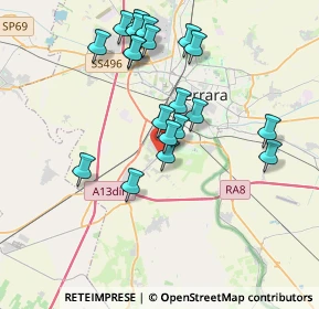 Mappa Zona fiera, 44124 Ferrara FE, Italia (3.7)