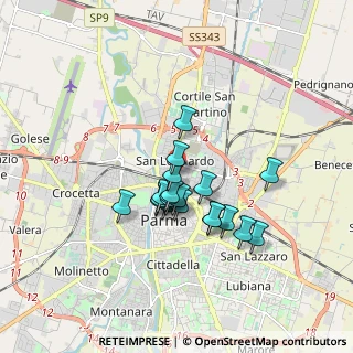 Mappa Link Parma, 43122 Parma PR, Italia (1.3095)