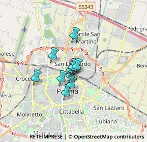 Mappa Via Tonale, 43122 Parma PR, Italia (0.98727)