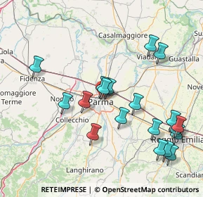 Mappa Via Tonale, 43122 Parma PR, Italia (17.15789)