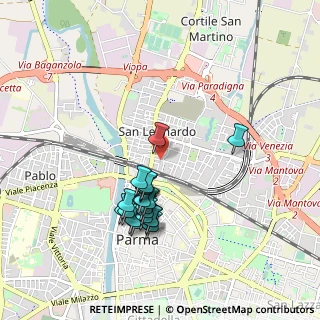 Mappa Via Tonale, 43122 Parma PR, Italia (0.8645)