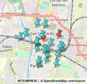 Mappa Via Tonale, 43122 Parma PR, Italia (0.7565)