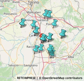 Mappa SP661, 12048 Carmagnola TO, Italia (10.495)
