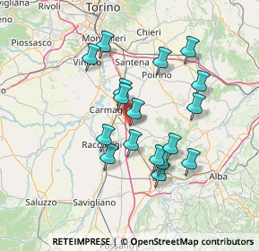 Mappa SP661, 12048 Carmagnola TO, Italia (12.62765)