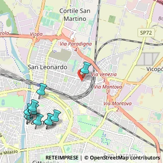 Mappa Via Udine, 43122 Parma PR, Italia (1.48)