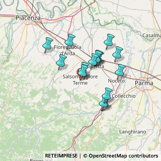 Mappa Via Anita Garibaldi, 43039 Salsomaggiore Terme PR, Italia (11.59667)