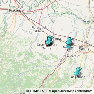 Mappa Via Anita Garibaldi, 43039 Salsomaggiore Terme PR, Italia (10.87167)