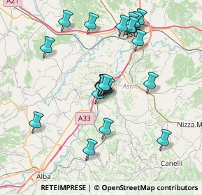 Mappa SS 231, 14055 Costigliole d'Asti AT, Italia (7.3125)