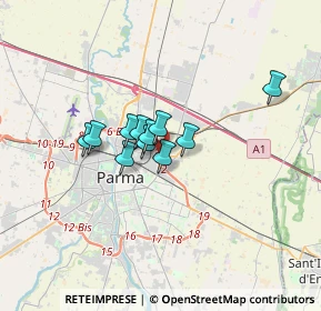 Mappa Via Pietro Campanini, 43122 Parma PR, Italia (2.06)