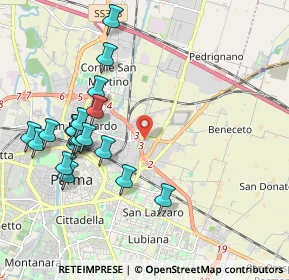 Mappa Via Pietro Campanini, 43122 Parma PR, Italia (2.17053)