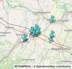 Mappa Via Pietro Campanini, 43122 Parma PR, Italia (7.85923)