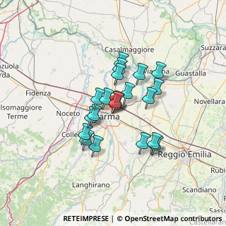Mappa Via Pietro Campanini, 43122 Parma PR, Italia (10.259)
