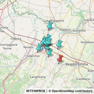 Mappa Via Pietro Campanini, 43122 Parma PR, Italia (6.00909)