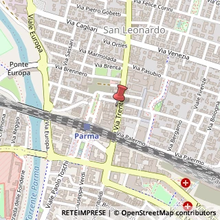 Mappa Via Trento, 20, 43122 Parma, Parma (Emilia Romagna)