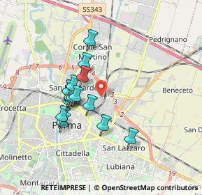 Mappa Via Bassano Del Grappa, 43122 Parma PR, Italia (1.474)