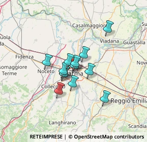 Mappa Piazza Ravenet, 43100 Parma PR, Italia (8.50231)