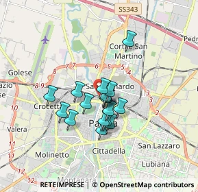 Mappa Piazza Ravenet, 43100 Parma PR, Italia (1.19471)